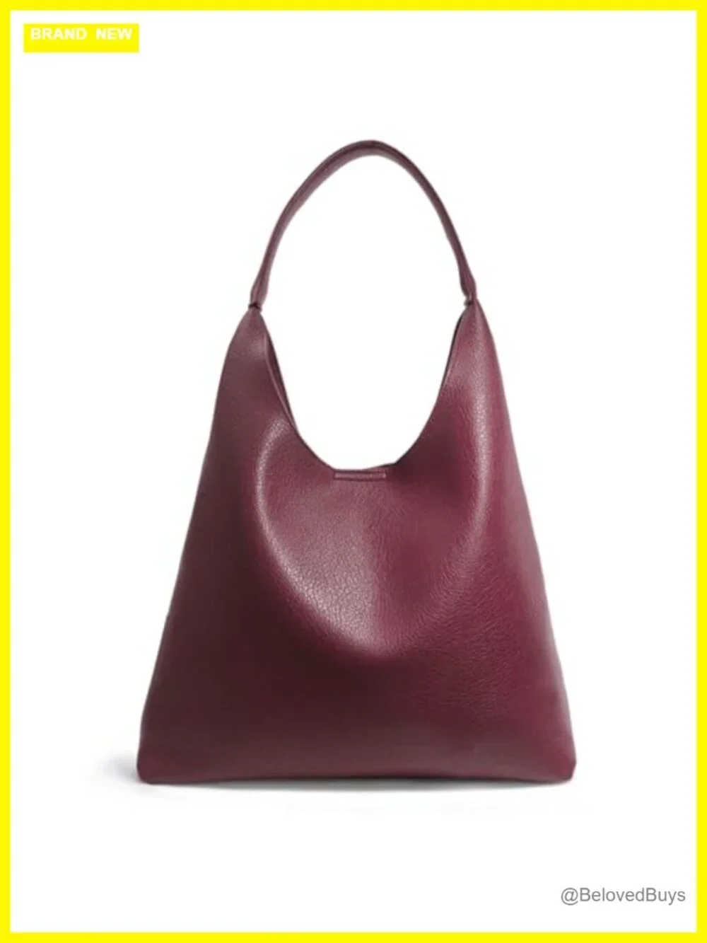 Soft Vegan Leather Slouchy Hobo Bag with Magnetic Closure for Women Shoulder
